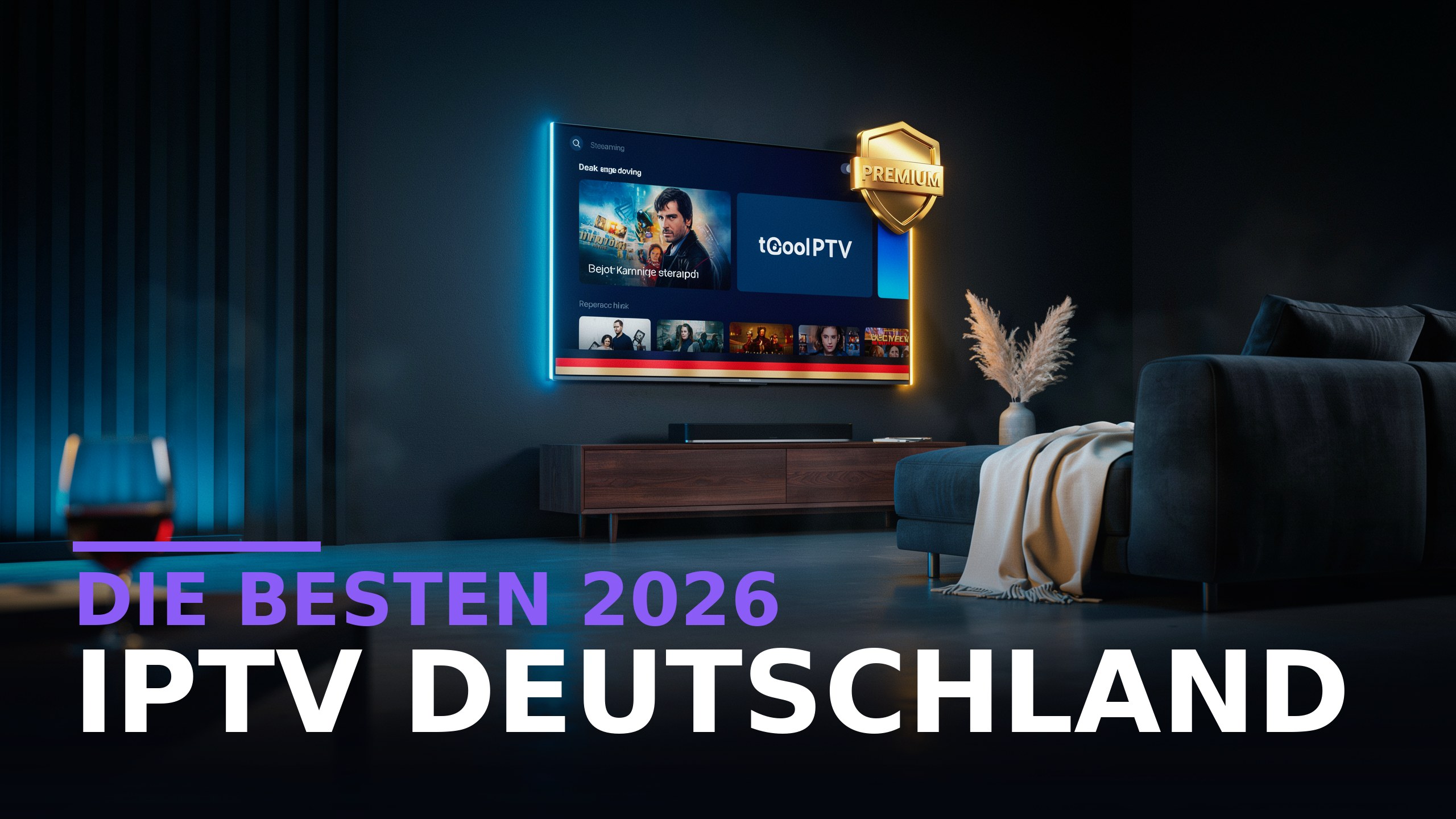 Top 4 IPTV Deutschland Anbieter 2026 – Getestet & Verglichen
